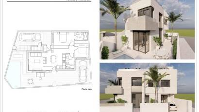 Nyproduktion - Bungalow -
Pilar de la Horadada - pueblo