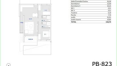 New Build - Bungalow -
San Miguel - Pueblo