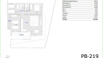 New Build - Bungalow -
San Miguel - Pueblo