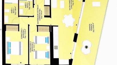Återförsäljning - Apartment -
Dehesa de campoamor - Campoamor